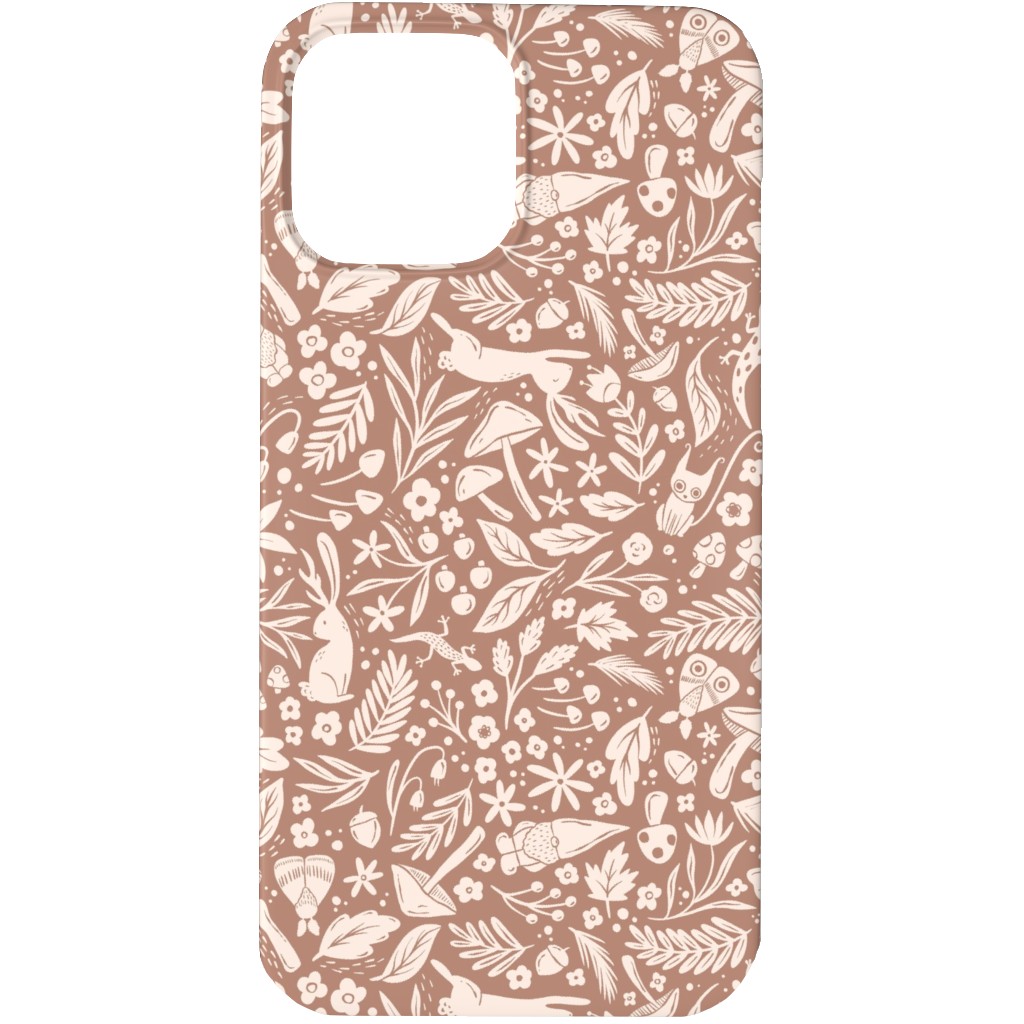Enchanted Forest - Sienna Phone Case, Slim Case, Matte, iPhone 13 Pro, Brown, Brown