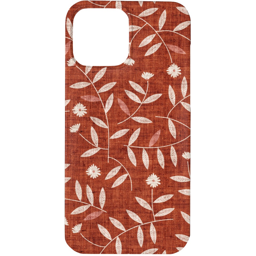 Darcy Phone Case, Slim Case, Matte, iPhone 13 Pro, Red, Maple
