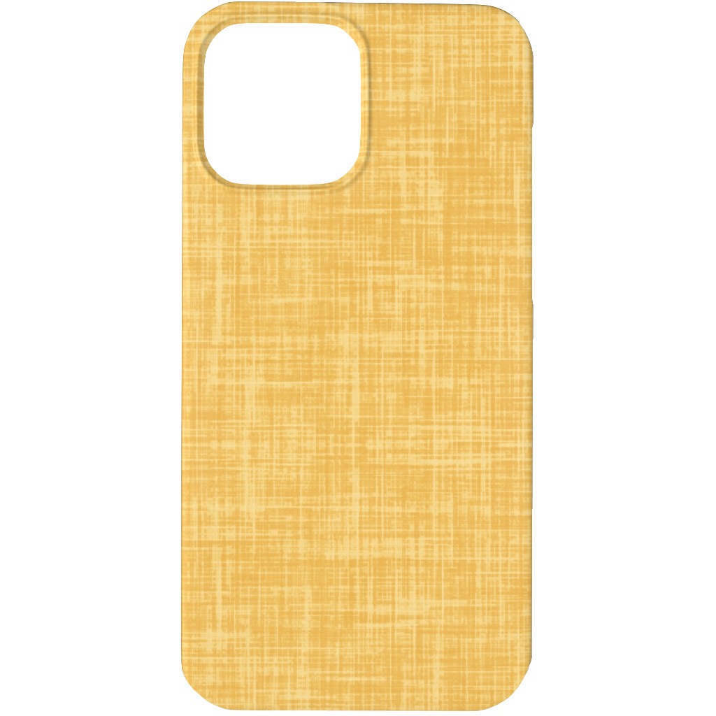 Vintage Linen Phone Case, Slim Case, Matte, iPhone 13 Pro, Yellow
