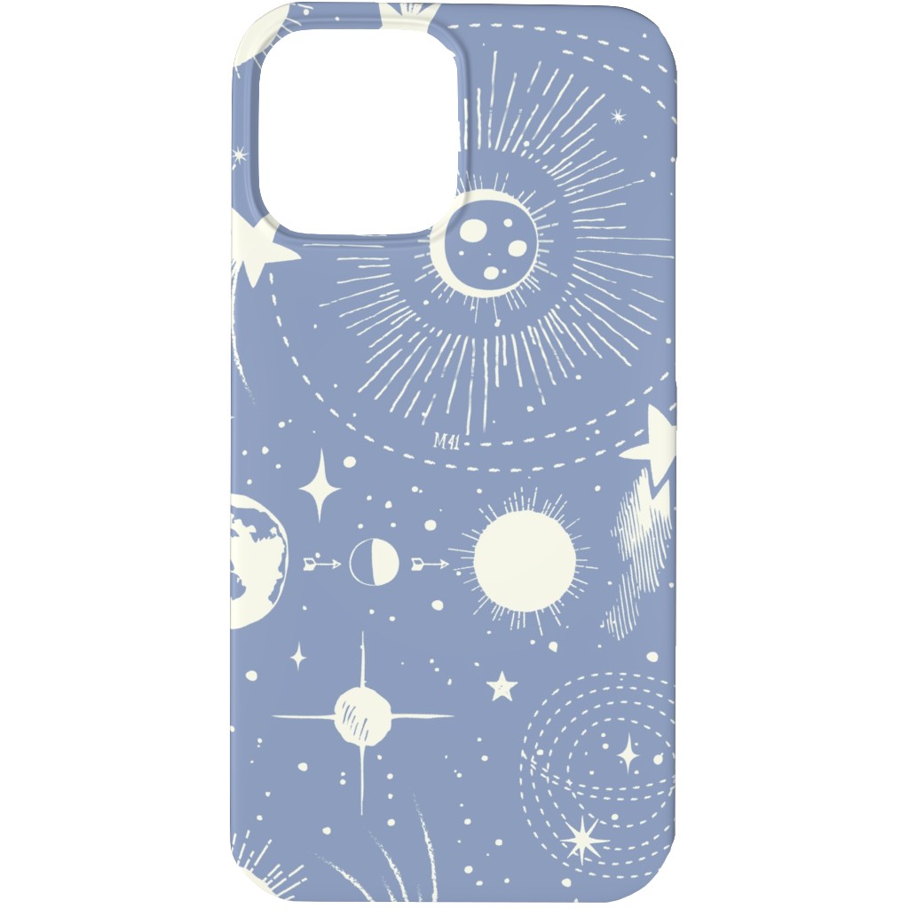 Solar System Phone Case, Slim Case, Matte, iPhone 13 Pro, Blue, Ocean Mist