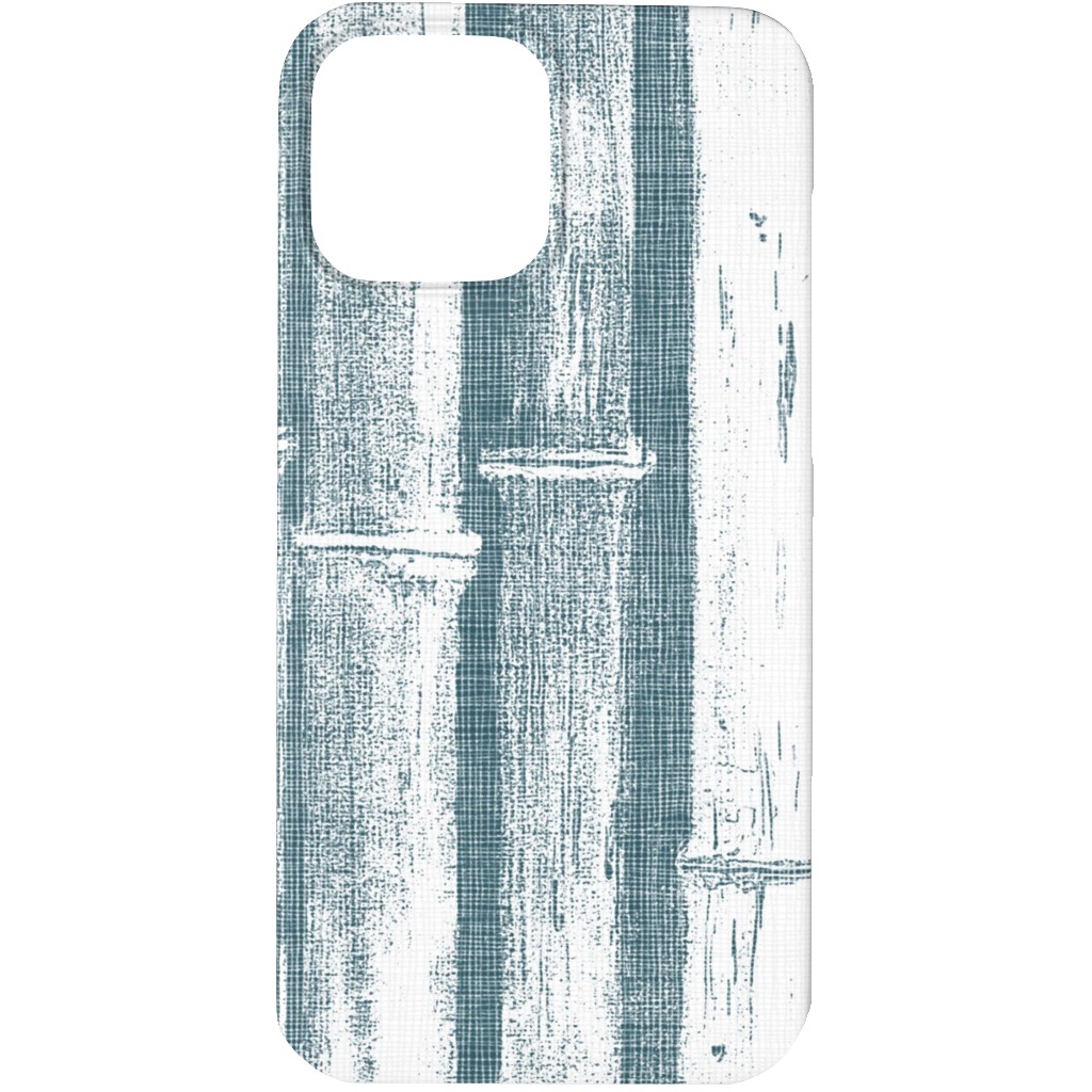 Bamboo - Grey Phone Case, Slim Case, Matte, iPhone 13 Pro, Blue