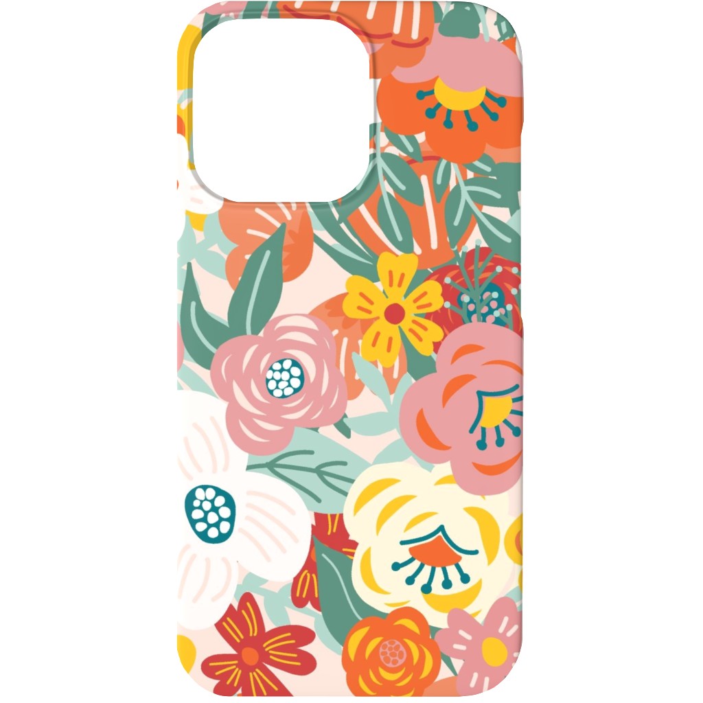 Liberty Florals Phone Case, Silicone Liner Case, Matte, iPhone 13, Multicolor