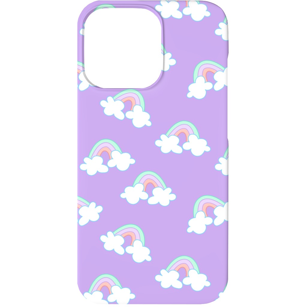 Nicola Unicorn Rainbows Phone Case, Silicone Liner Case, Matte, iPhone 13, Purple