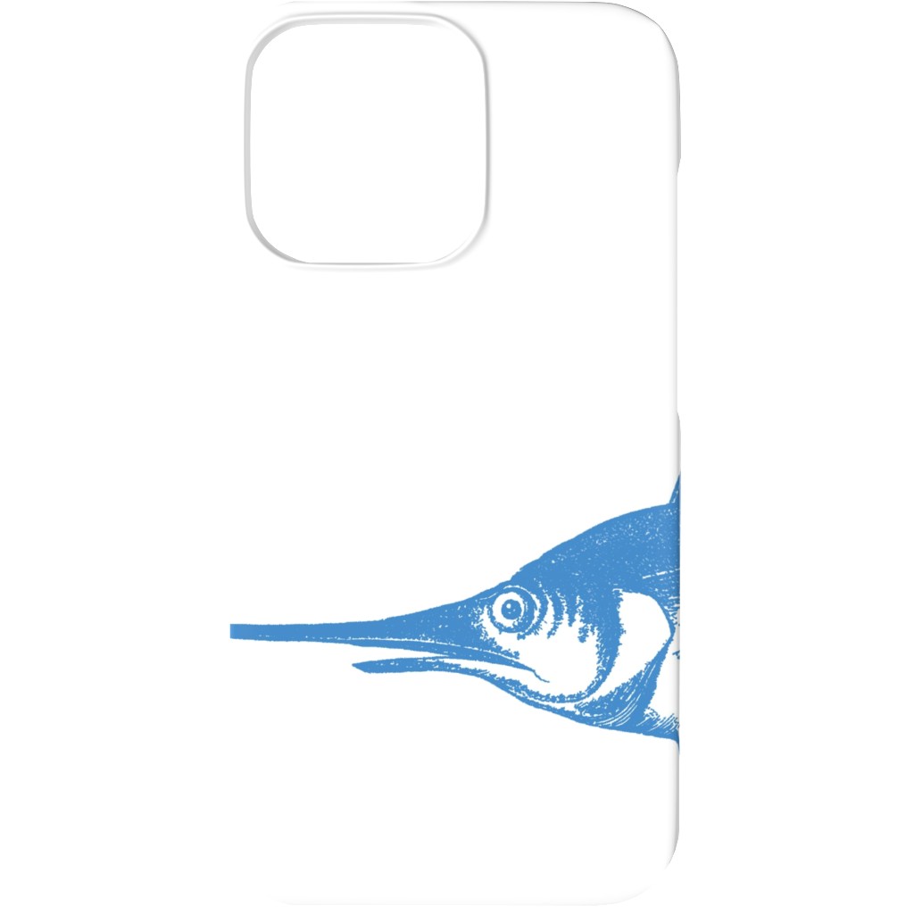 Marlin - Blue Phone Case, Silicone Liner Case, Matte, iPhone 13, Blue