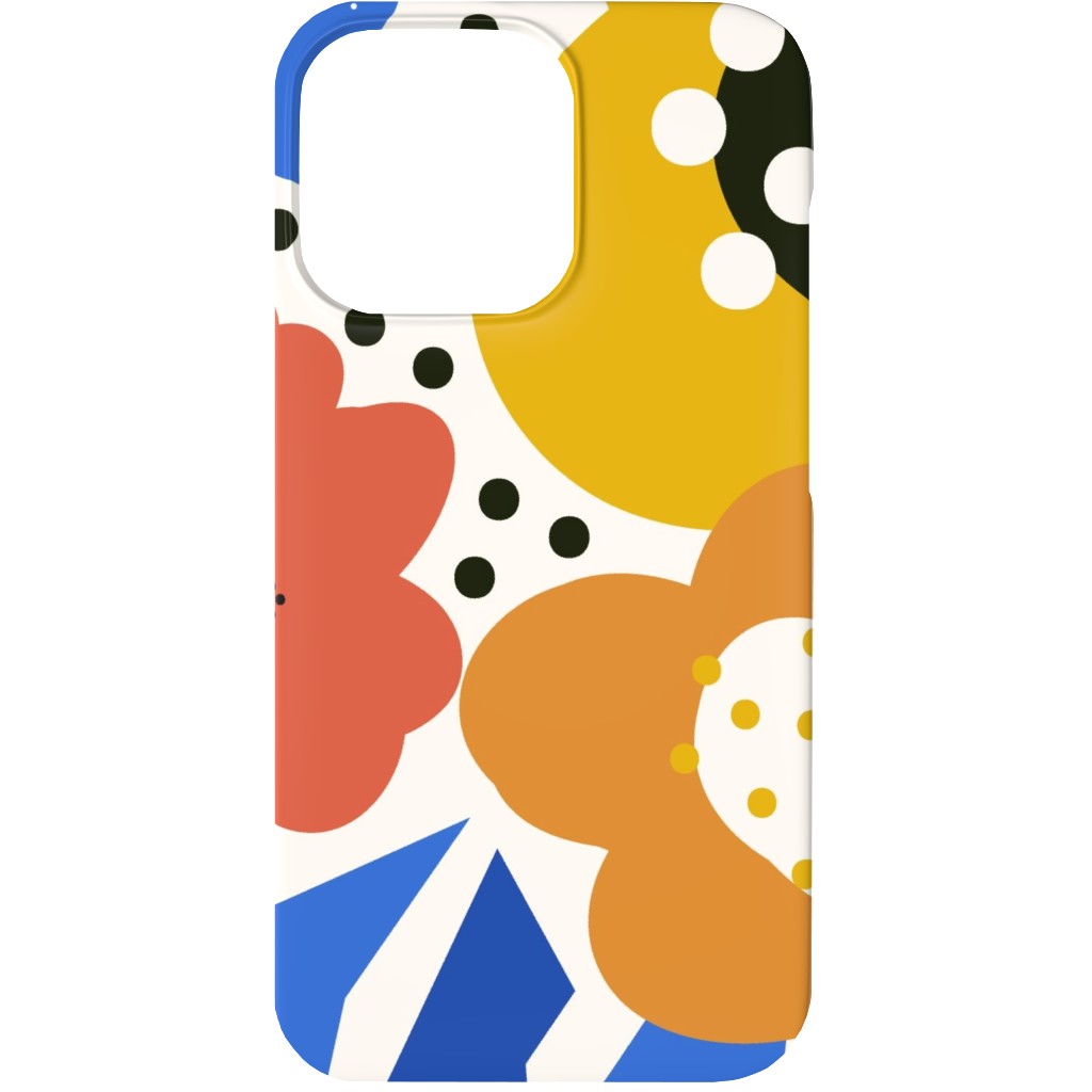 Papercut Flowers - Multi Phone Case, Silicone Liner Case, Matte, iPhone 13, Multicolor