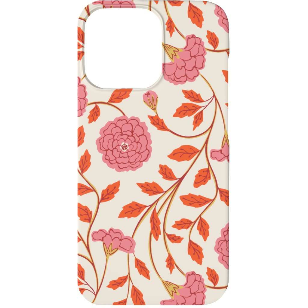 Naisha's Garden Phone Case, Slim Case, Matte, iPhone 13, Pink
