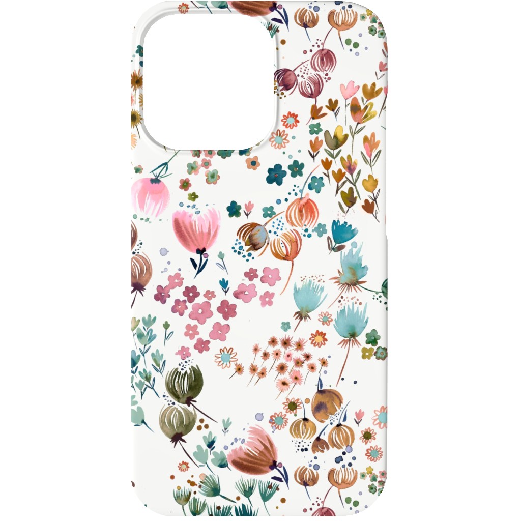 Meadow Flowers - Multi Phone Case, Slim Case, Matte, iPhone 13, Multicolor