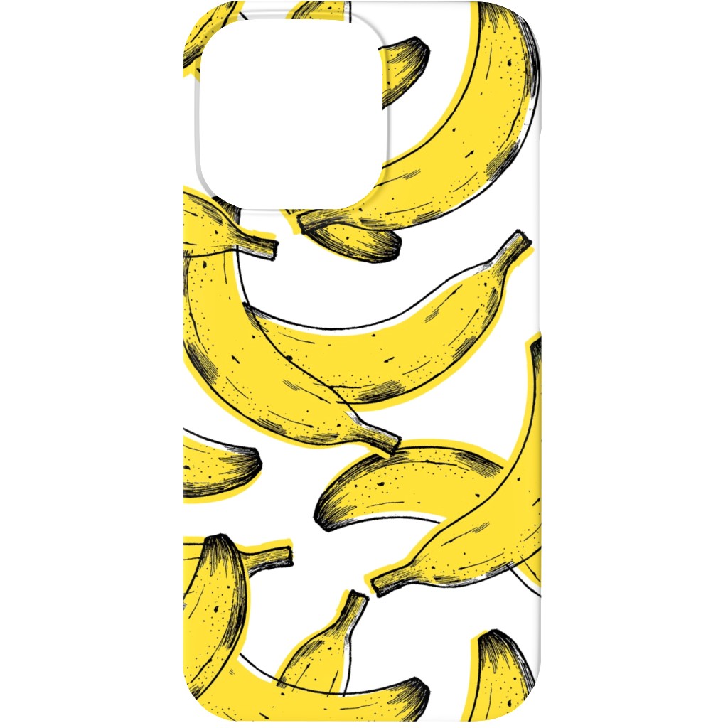 Banana Phone Case, Slim Case, Matte, iPhone 13, Yellow, Classic Yellow