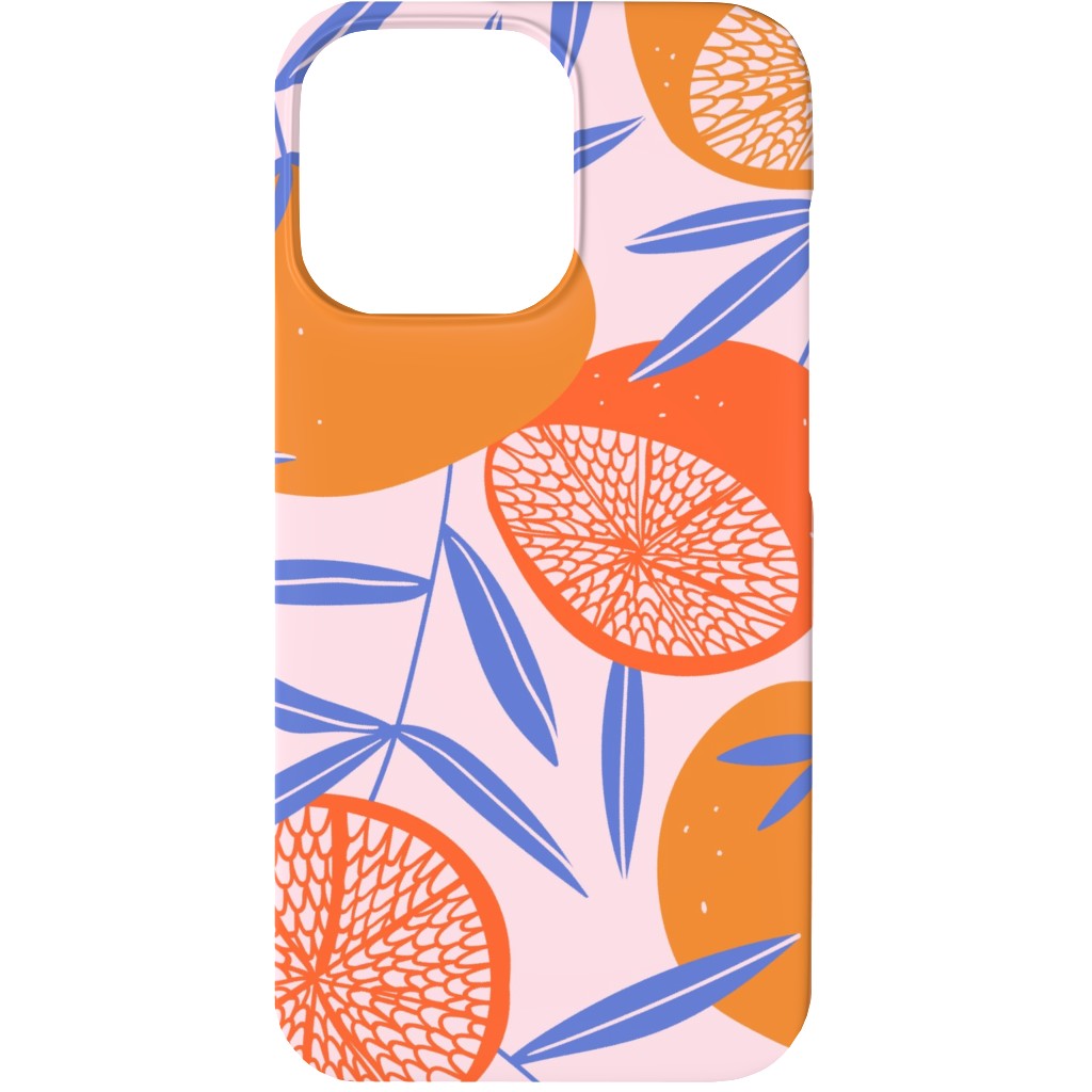 Pop Art Grapefruits - Multi Phone Case, Slim Case, Matte, iPhone 13, Orange