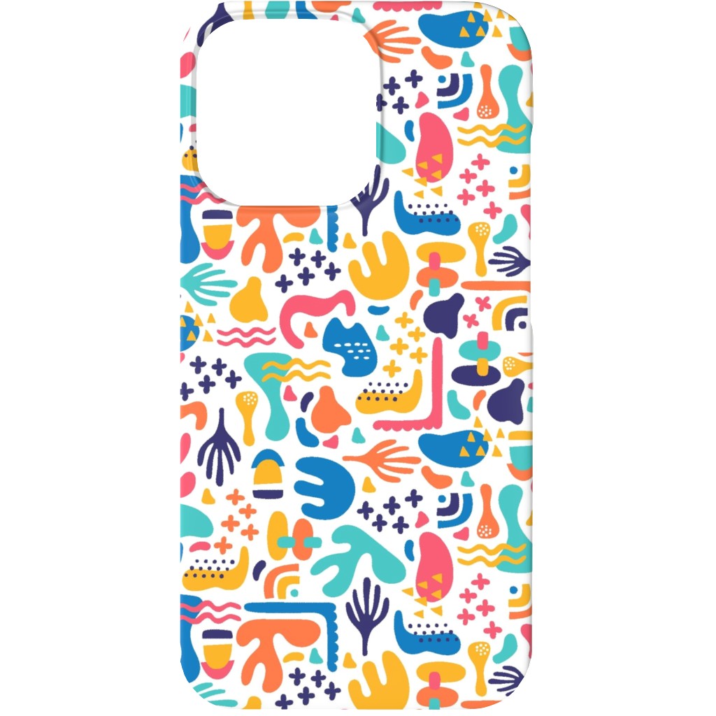 Organic Abstract Design - Multi Phone Case, Slim Case, Matte, iPhone 13, Multicolor