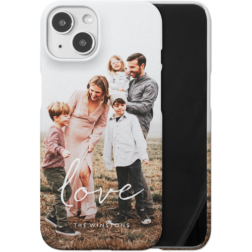 Gallery of One Love iPhone Case, Slim Case, Matte, iPhone 14, Multicolor, multi