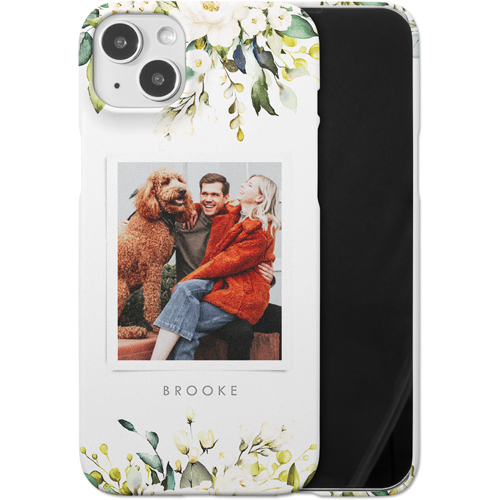 Bountiful Bouquet iPhone Case, Slim Case, Matte, iPhone 14 Plus, White