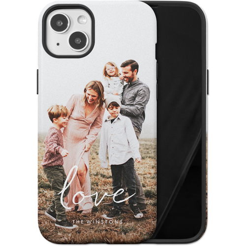 Gallery of One Love iPhone Case, Silicone Liner Case, Matte, iPhone 14 Plus, Multicolor