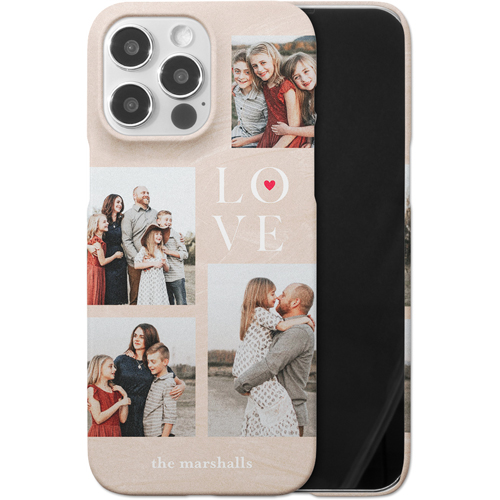 Sand Stacked Love iPhone Case, Slim Case, Matte, iPhone 14 Pro Max, Beige, rye