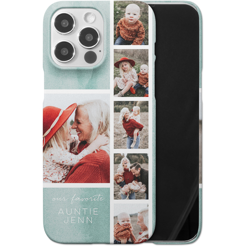 Watercolor Favorite Filmstrip iPhone Case, Slim Case, Matte, iPhone 14 Pro Max, Green