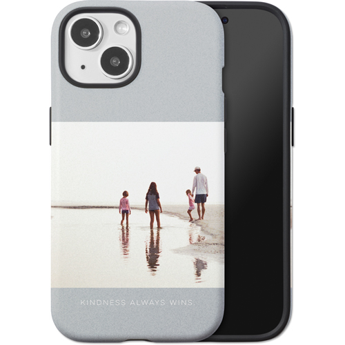 Gallery of One Banner iPhone Case, Silicone Liner Case, Matte, iPhone 15, Multicolor, multi