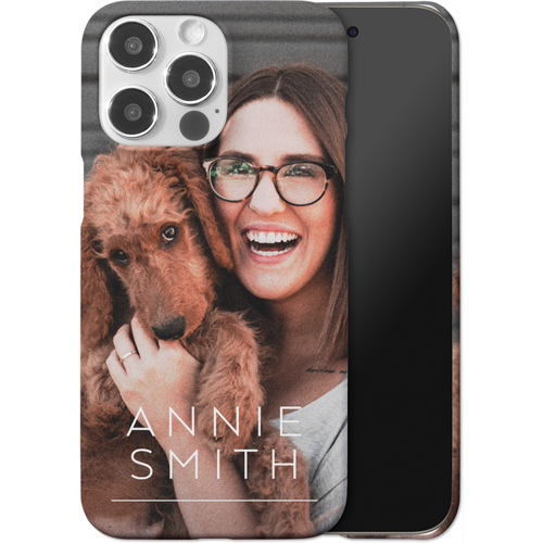 Simply Personal iPhone Case, Slim Case, Matte, iPhone 15 Pro Max, White, white