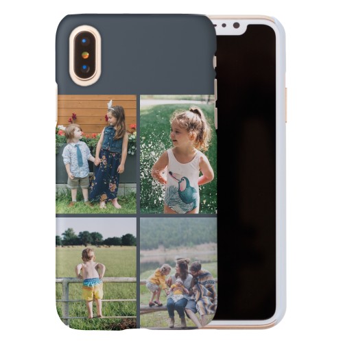 Gallery of Four Grid iPhone Case, Slim Case, Matte, iPhone X, Multicolor