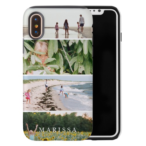 Gallery of Four iPhone Case, Silicone Liner Case, Matte, iPhone X, Multicolor, multi