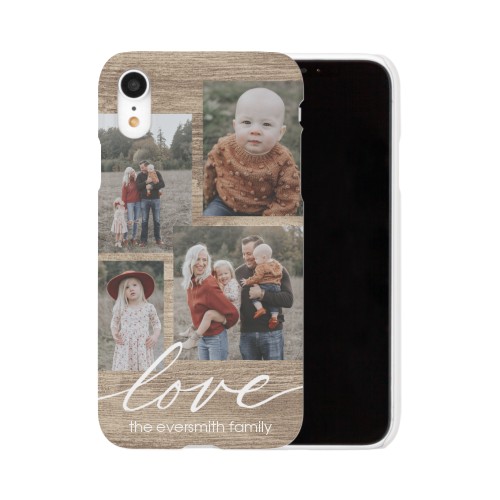 Rustic Love iPhone Case, Slim Case, Matte, iPhone XR, Brown