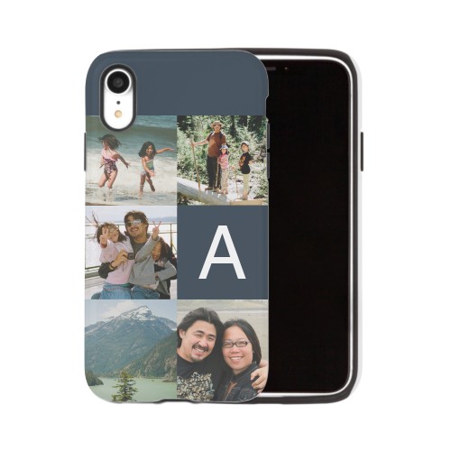 Gallery Monogram iPhone Case, Silicone Liner Case, Matte, iPhone XR, Multicolor, multi