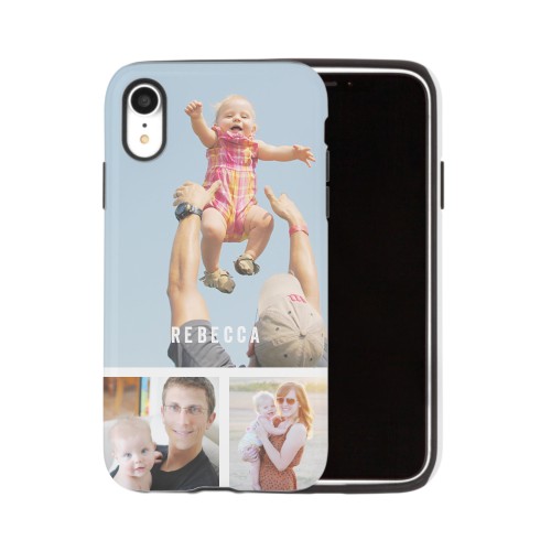 Gallery of Three iPhone Case, Silicone Liner Case, Matte, iPhone XR, Multicolor, multi