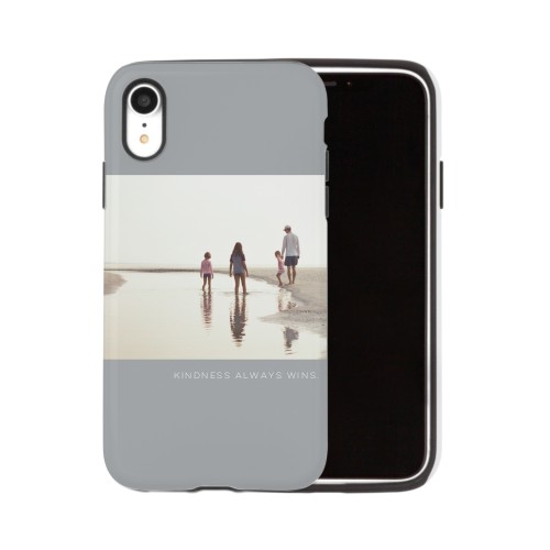 Gallery of One Banner iPhone Case, Silicone Liner Case, Matte, iPhone XR, Multicolor, multi