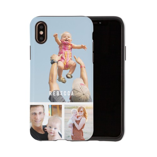 Gallery of Three iPhone Case, Silicone Liner Case, Matte, iPhone XS, Multicolor, multi