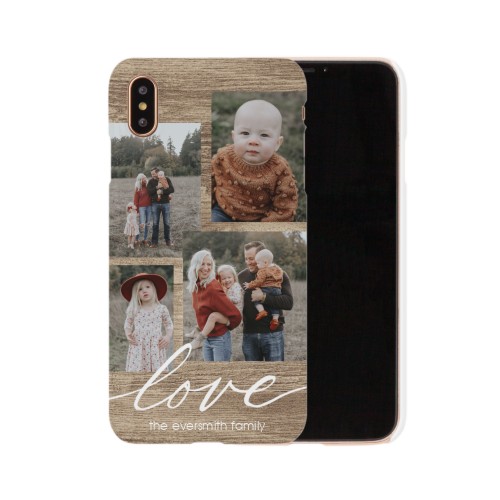 Rustic Love iPhone Case, Slim Case, Matte, iPhone XS Max, Brown, camel
