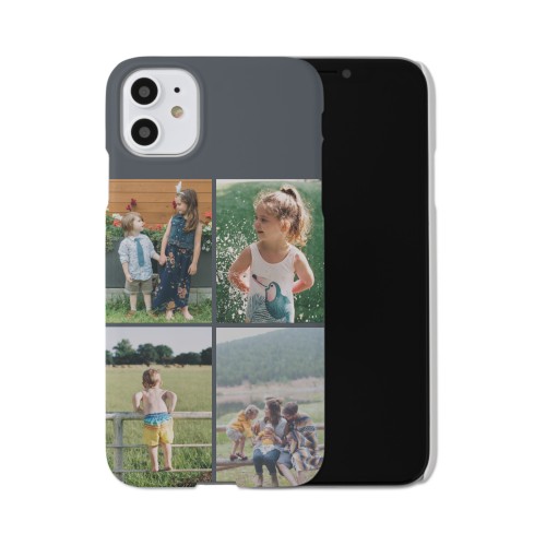 Gallery of Four Grid iPhone Case, Slim Case, Matte, iPhone 11, Multicolor, multi