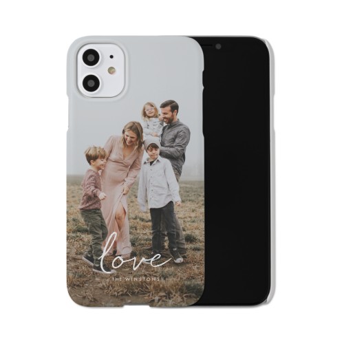 Gallery of One Love iPhone Case, Slim Case, Matte, iPhone 11, Multicolor