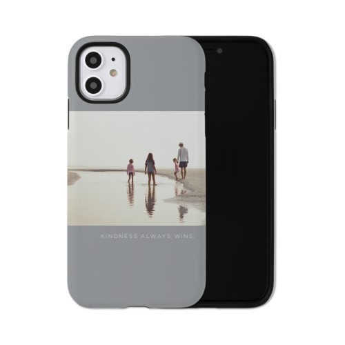 Gallery of One Banner iPhone Case, Silicone Liner Case, Matte, iPhone 11, Multicolor, multi
