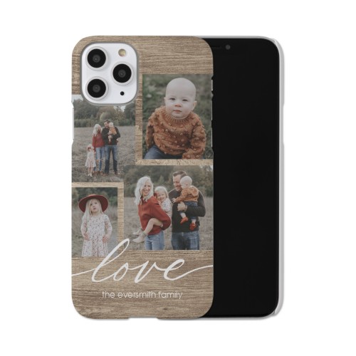 Rustic Love iPhone Case, Slim Case, Matte, iPhone 11 Pro, Brown