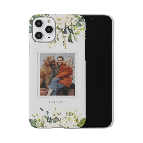 Bountiful Bouquet iPhone Case, Slim Case, Matte, iPhone 11 Pro, White