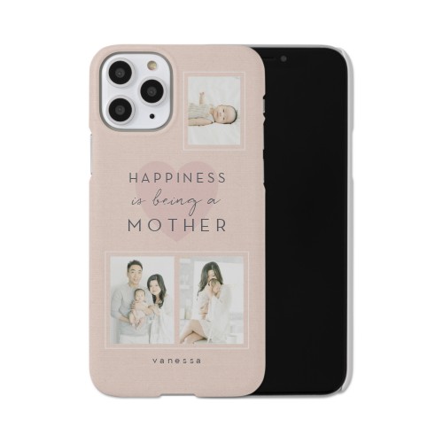 Full of Happiness iPhone Case, Slim Case, Matte, iPhone 11 Pro, Pink