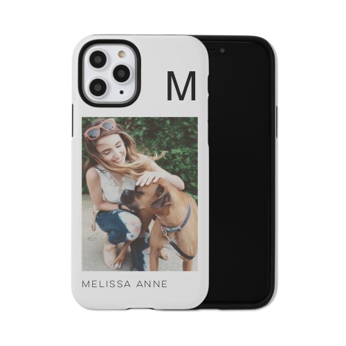 Gallery of One Initial iPhone Case, Silicone Liner Case, Matte, iPhone 11 Pro, Multicolor, multi