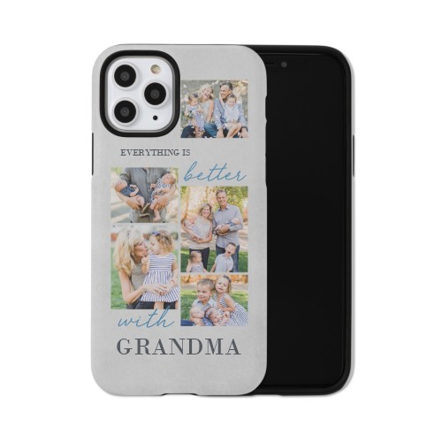 Making Life Better iPhone Case, Silicone Liner Case, Matte, iPhone 11 Pro, Blue