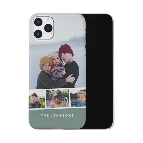 Filmstrip Banner iPhone Case, Slim Case, Matte, iPhone 11 Pro Max, Blue