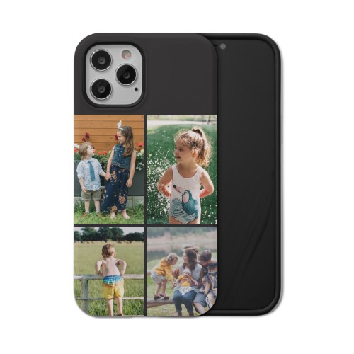 Gallery of Four Grid iPhone Case, Silicone Liner Case, Matte, iPhone 12 Pro, Multicolor, multi