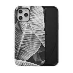 monochrome leaves iphone case
