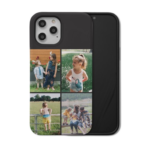 Gallery of Four Grid iPhone Case, Silicone Liner Case, Matte, iPhone 12 Pro Max, Multicolor, multi