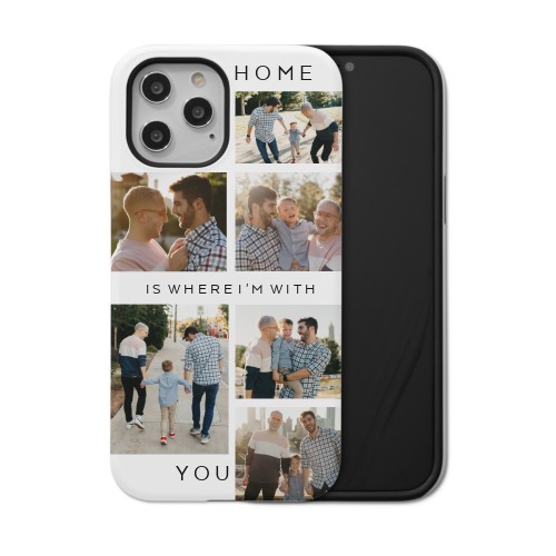 Gallery of Six Grid iPhone Case, Silicone Liner Case, Matte, iPhone 12 Pro Max, Multicolor, multi