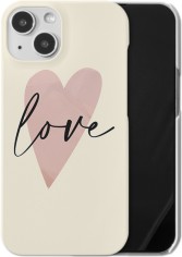 love script heart iphone case