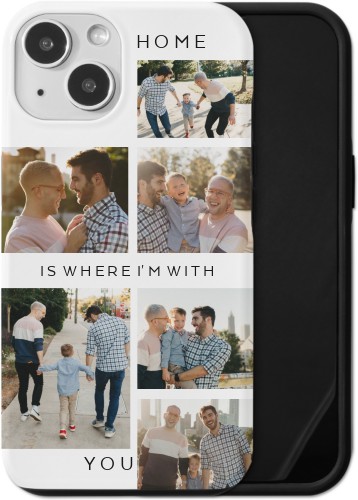 Gallery of Six Grid iPhone Case, Silicone Liner Case, Matte, iPhone 13, Multicolor, multi