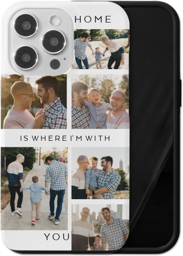 Gallery of Six Grid iPhone Case, Silicone Liner Case, Matte, iPhone 13 Pro, Multicolor