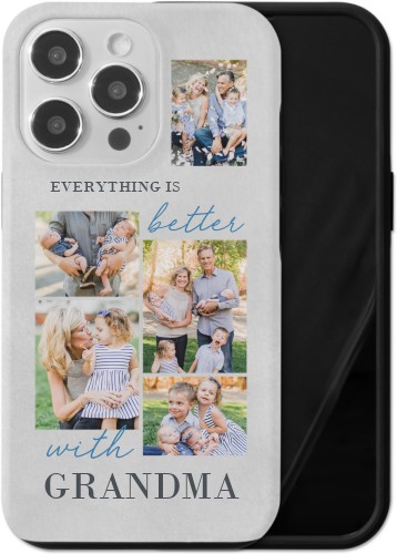 Making Life Better iPhone Case, Silicone Liner Case, Matte, iPhone 13 Pro, Blue, cornflower