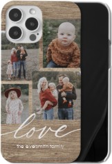 rustic love iphone case