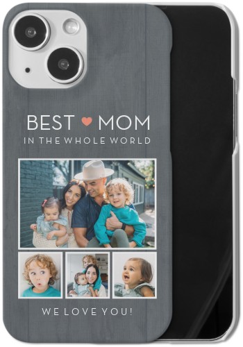 Whole World Love iPhone Case, Slim Case, Matte, iPhone 13 Mini, Pink