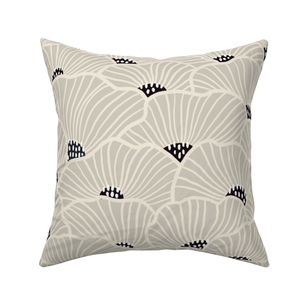 San Diego - Neutral Pillow, Woven, White, 16x16, Double Sided, Beige, Pearl