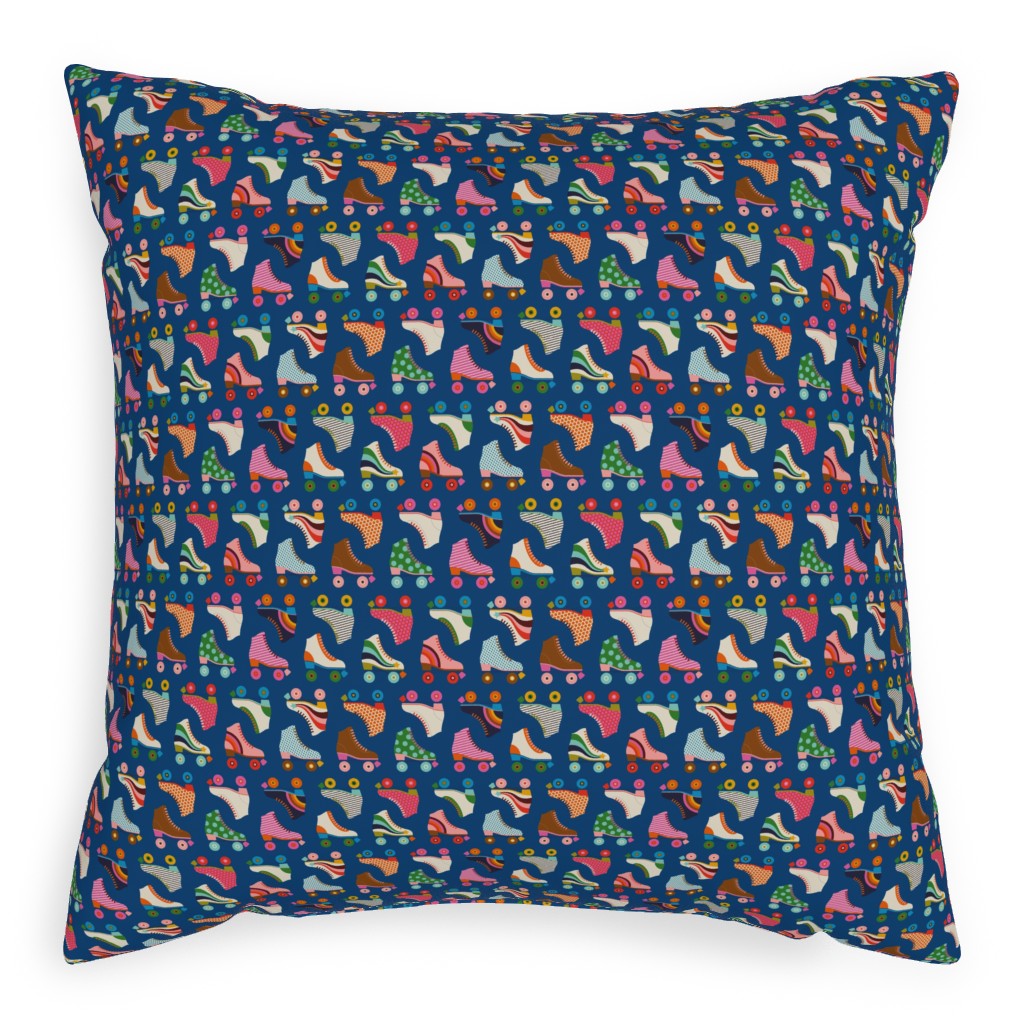 Skate Envy - Multi Pillow, Woven, White, 20x20, Double Sided, Multicolor